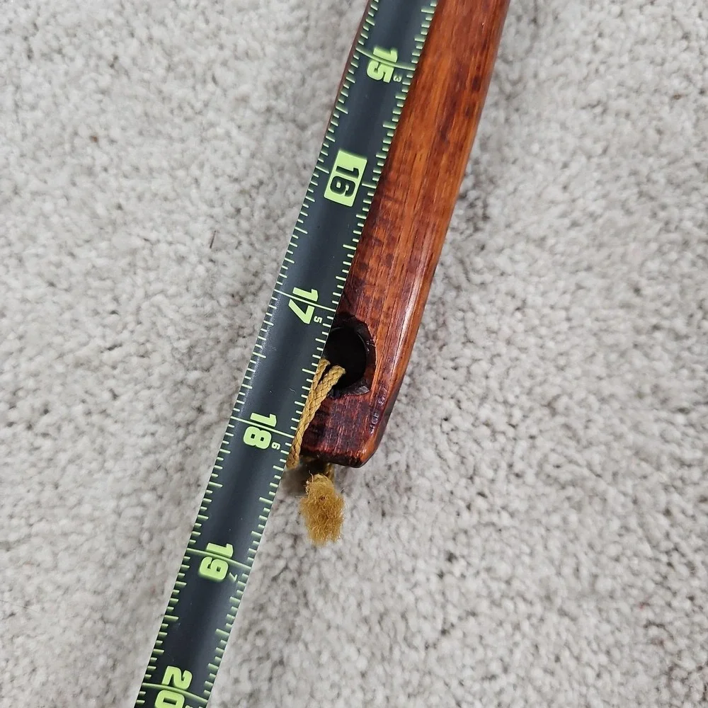 THICK VTG/Antique Hand Carved Wooden Spoon 18